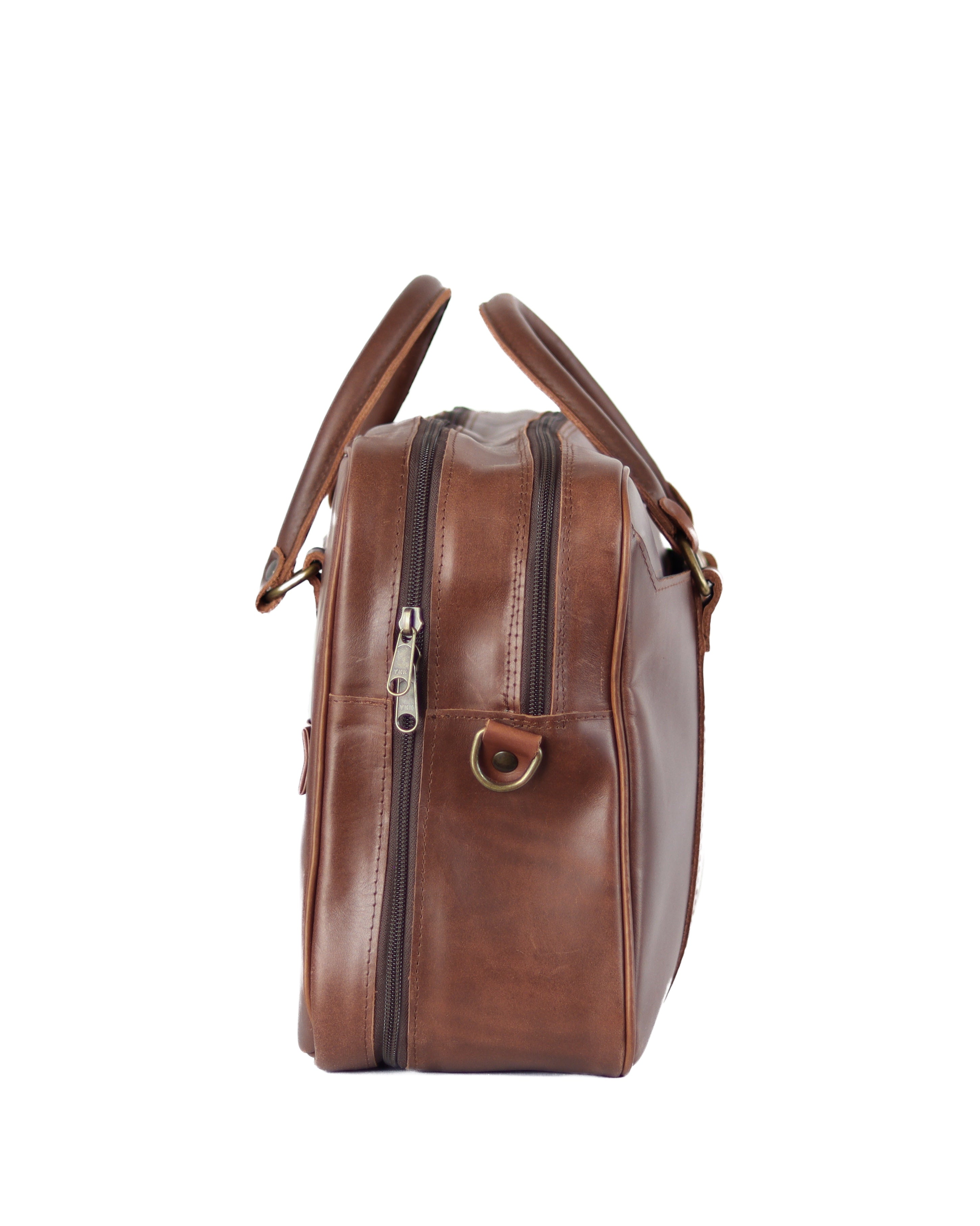 Maletín Soho — Piel Avejentada Premium